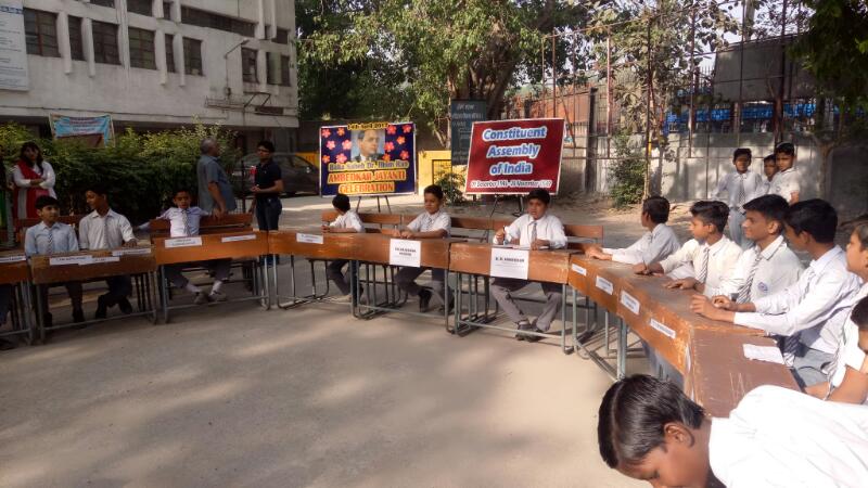 Morigate_No1's tweet photo. A mock constitute assembly has been demonstrated in SBV MORIGATE NO.1 to educate students about contribution of Dr. B.R. Ambedkar https://t.co/Q6me60r9Ws