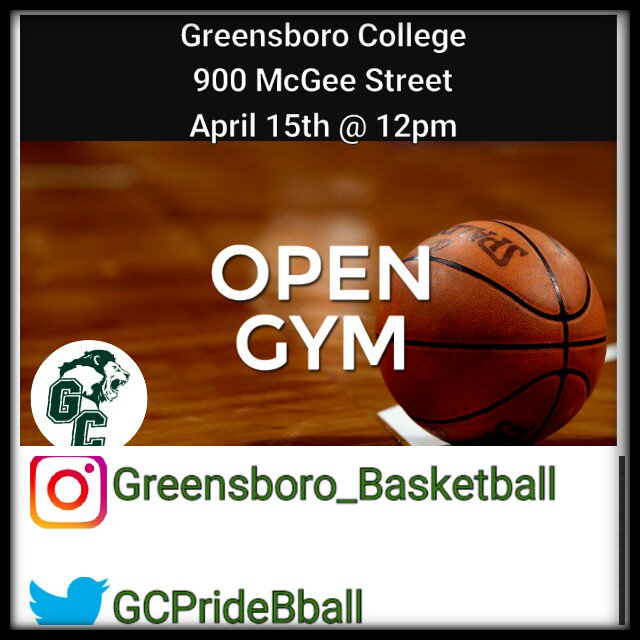GCPrideBball's tweet photo. @NCGemsBball Hey Coach we have open gym this Saturday on campus https://t.co/ywXLz1bS4l