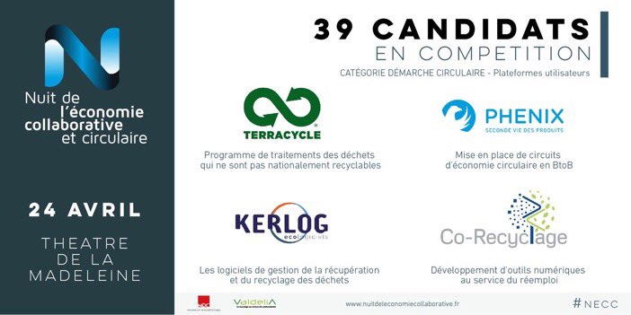 Jean_MOREAU_'s tweet photo. Venez soutenir @phenixfr le 24 avril à la @NuitECC de l'#EcoCollab &amp; #economiecirculaire 👏🏼
https://t.co/eSP0tdLWCf 
#NECC #ConsoCollab #ESS https://t.co/MzTezM8VGP