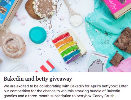 bakedincakes's tweet photo. We are very excited to be collaborating with @bettycollective https://t.co/WYs7JjuNfl #amazing #competition #mugbaking #HappyEaster #baking https://t.co/U5cRQmlkRY