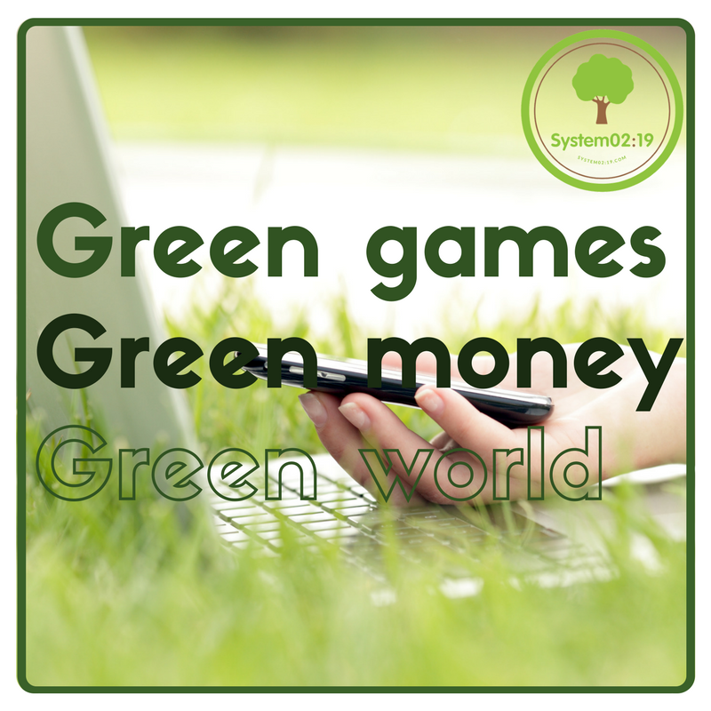 system0219's tweet image. Green games. Green money. Green world. #greenbuilding #biodiversity #greenjobs #greenliving #match3 #gamer #slowmoney #greenearth #give