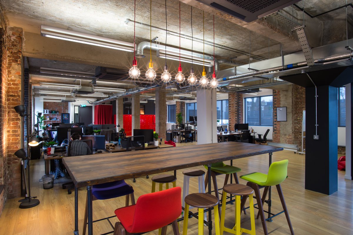 We absolutely loved working for @GramGames to design and fit out their new Global HQ at <a href="/aircraftfactory/">The Aircraft Factory</a> - thanks! bit.ly/2ovRdt3