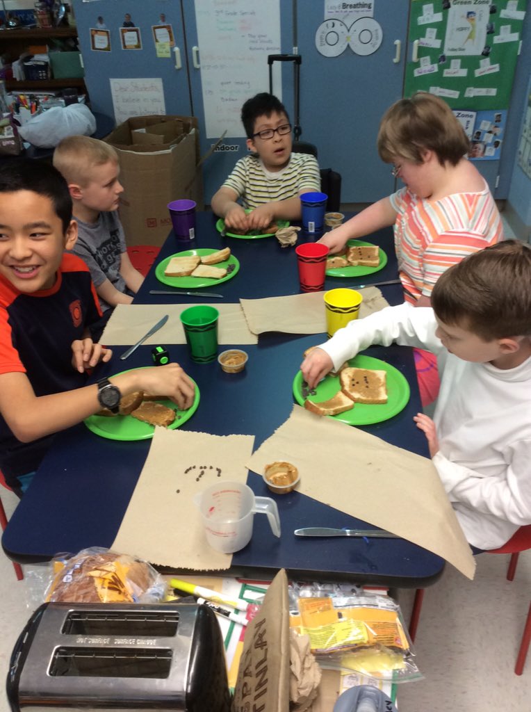 HCSDMotorTeam's tweet photo. We had a great morning making bunny toast in OT cooking group!  🐰 @HoffmanTrailsEl #otfun https://t.co/ENSKzcqI76