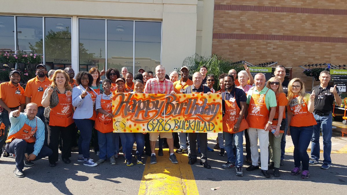SharptonDavid's tweet photo. Happy 11th Birthday to the Buckhead Home Depot!@ChrisBergHD @garydemarinis @thourig @AMCTHD @caroltome2 #whatbridge @iBuckhead https://t.co/x9pfkQaD2q
