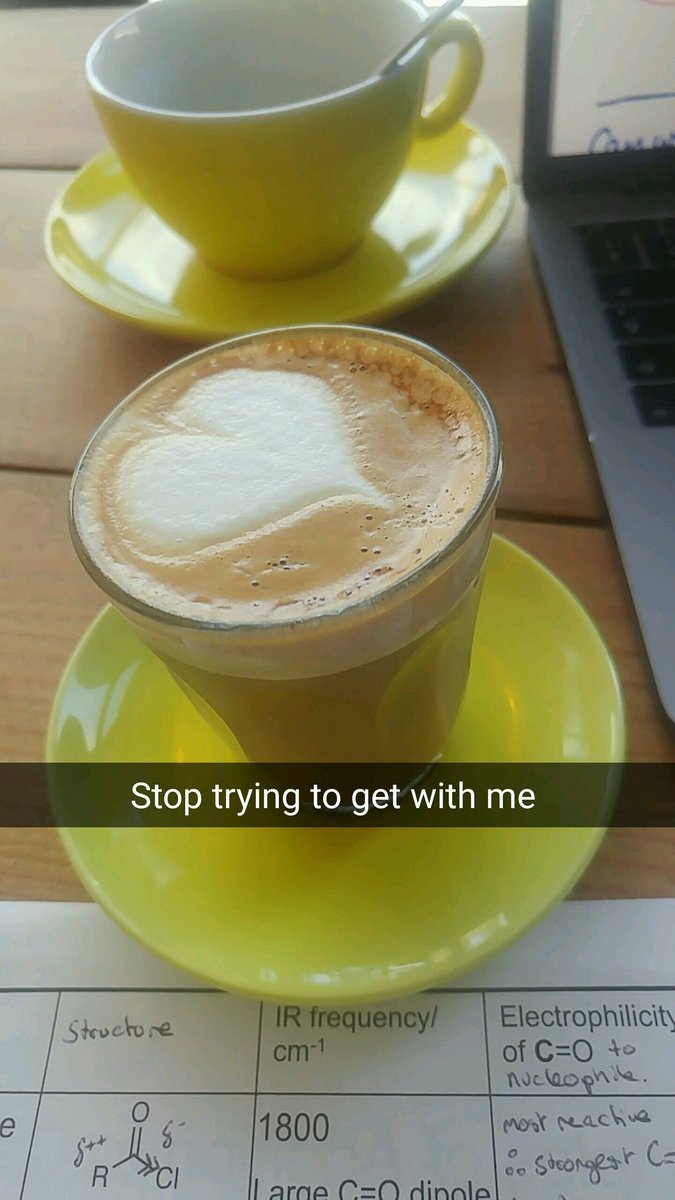 Resident4sian's tweet photo. Me: What coffee do you guys? 
Barista: We make our coffee with love
Me: https://t.co/xlQcC7GM86