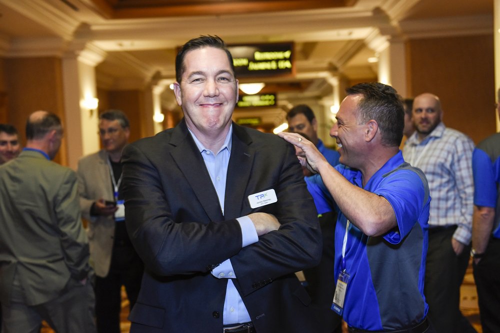 TPxComm's tweet photo. James Maloney, SVP, Sales & Eric Perucki, Channel Manager #TeamTPx #CPExpo https://t.co/6shYrJz3uP