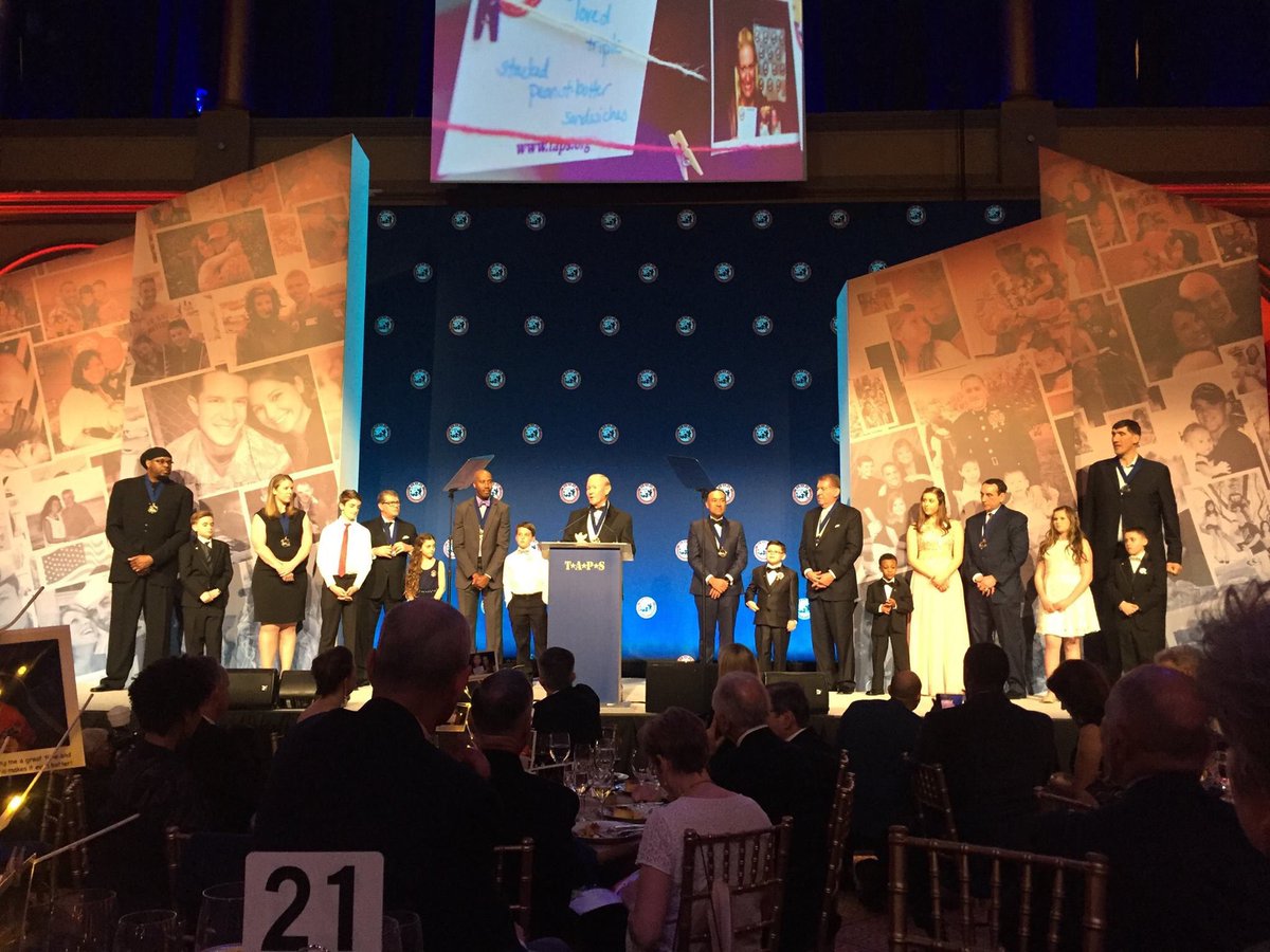 TAPSorg's tweet photo. Amazing night at #TAPSGala w/ some of the best #FriendsofTAPS around! Thanks to all who care for families of America's fallen heroes! https://t.co/aOGNHiNPEm