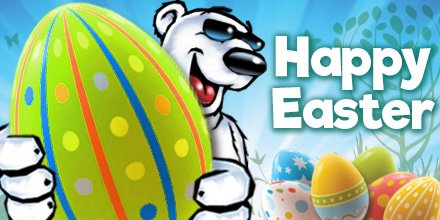 Hudson wishes you an egg-siting, Polar Krush filled Easter! #polarkrush