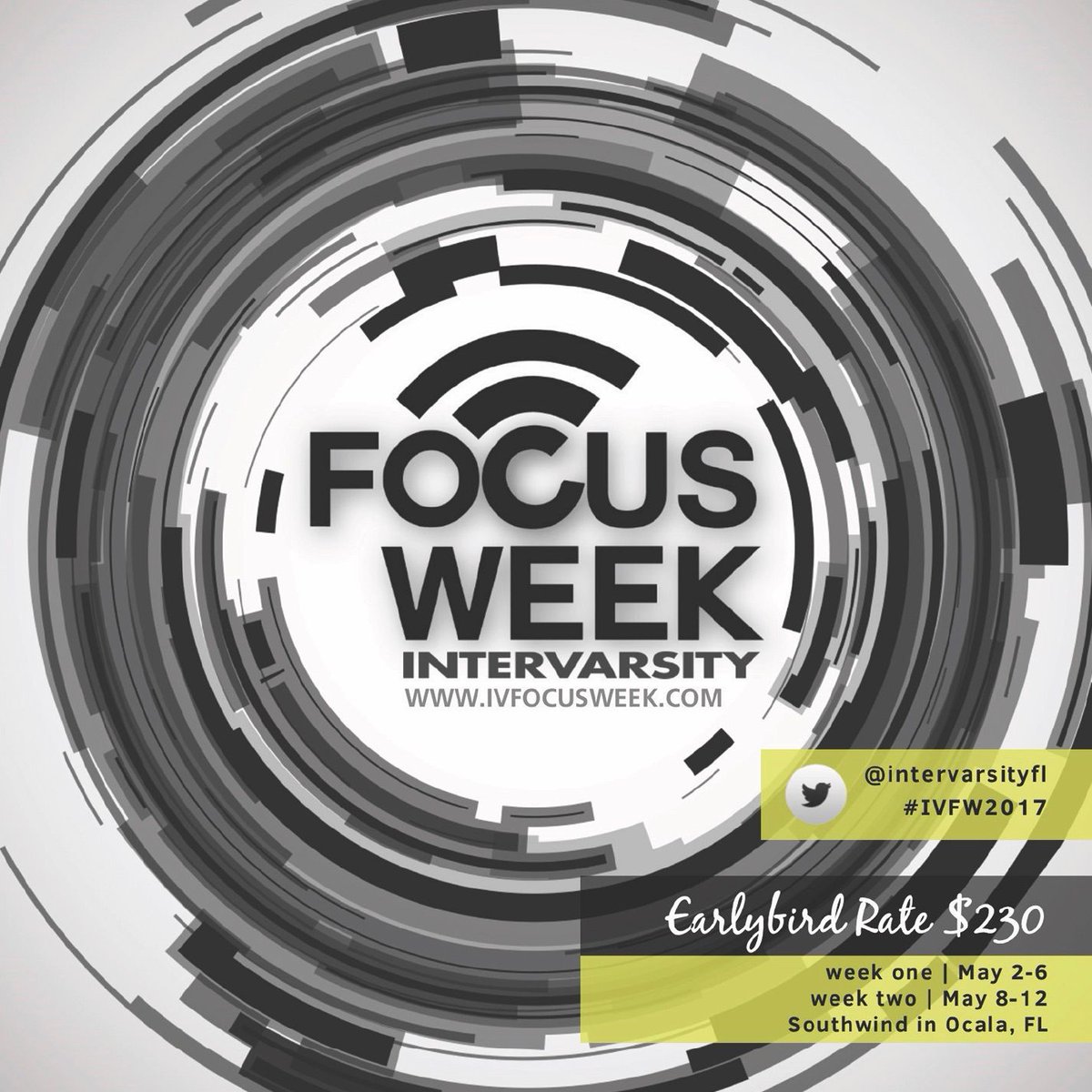 The first earlybird deadline is tomorrow night! Register now before the price increases (wk 2 goes up Apr 21) ivfocusweek.com