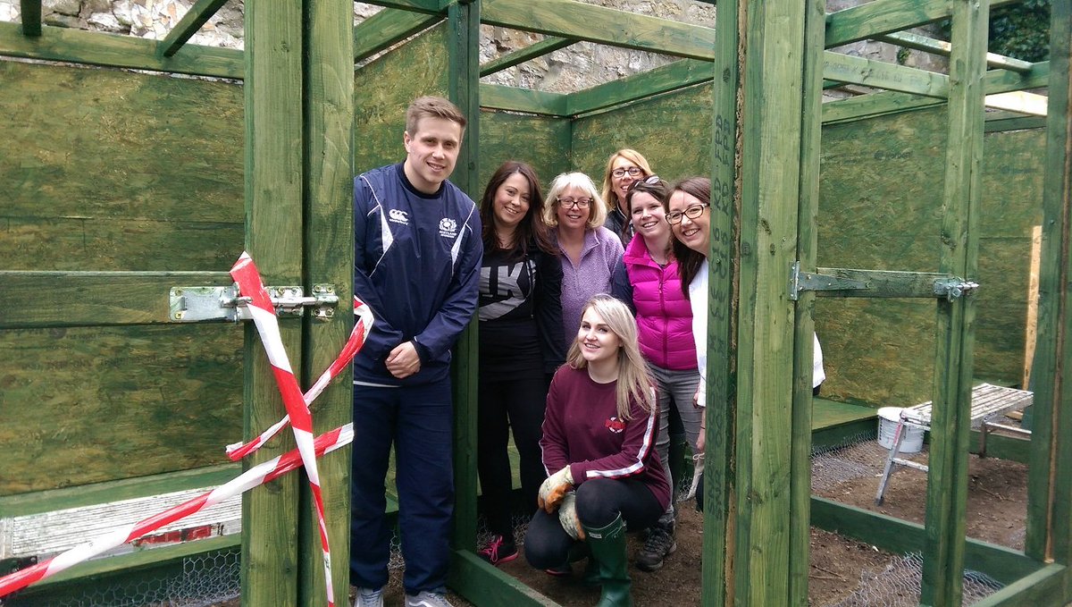 LOVEGorgieFarm's tweet photo. Thanks to our new friends at @StandardLifeplc who took on the Corporate Challenge today. What a transformation! #businessincommunity https://t.co/E7prIMcYx5
