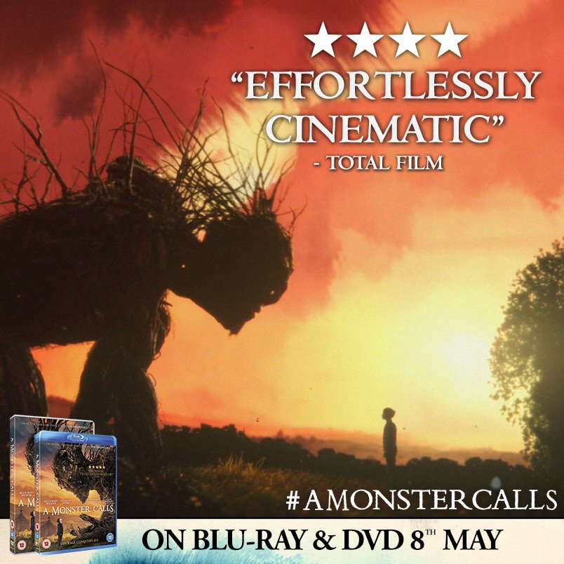 ★★★★ "Effortlessly cinematic" -
 <a href="/totalfilm/">Total Film</a>. Pre-order <a href="/FilmBayona/">JA Bayona</a>'s stunning #AMonsterCalls now! bit.ly/OwnAMonsterCal…