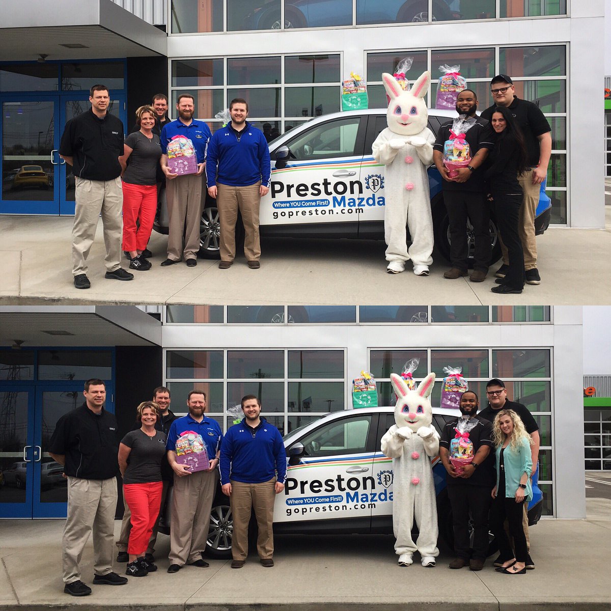 PrestonMazda1's tweet photo. Hoppy Easter from your friends at Preston Mazda! 🐰🌷 https://t.co/Erckqpo42n