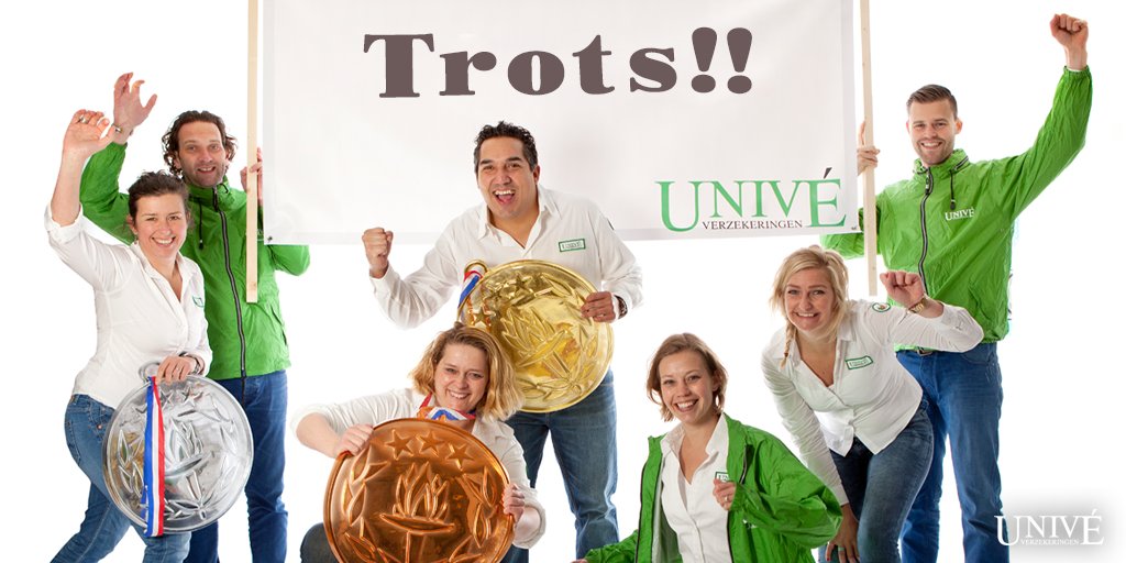 unive's tweet image. Yes: Univé is uitgroepen tot meest klantgerichte in de categorie verzekeraars! #CCDNA