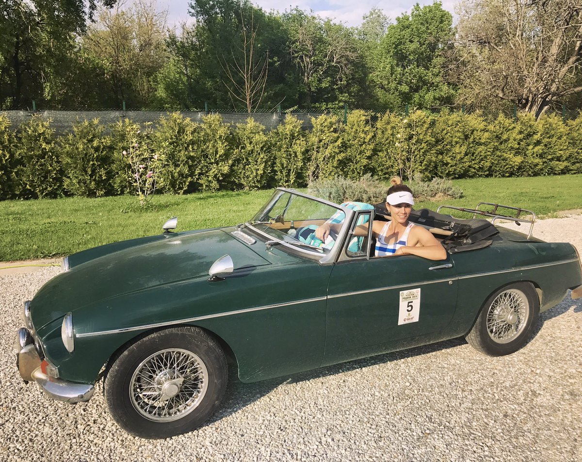 TPironkova's tweet photo. Going to practice like...👌🏻👌🏻👌🏻🏎🏎🏎
#retro #car #race #prettycool #goingtopractice #contryclub #lifestyle #tennis #sports #fun #enjoyeveryday https://t.co/7CjUnGaFDY