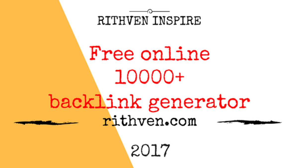 RithvenInspire's tweet photo. Top online backlink generators - List Backlinks 2017 - https://t.co/ev9IEbW2RT  #world #EU #US #asia #WordPress https://t.co/9ALMhSe1yM