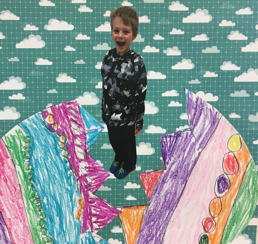 DavidMHanson's tweet image. First Grade Easter Art