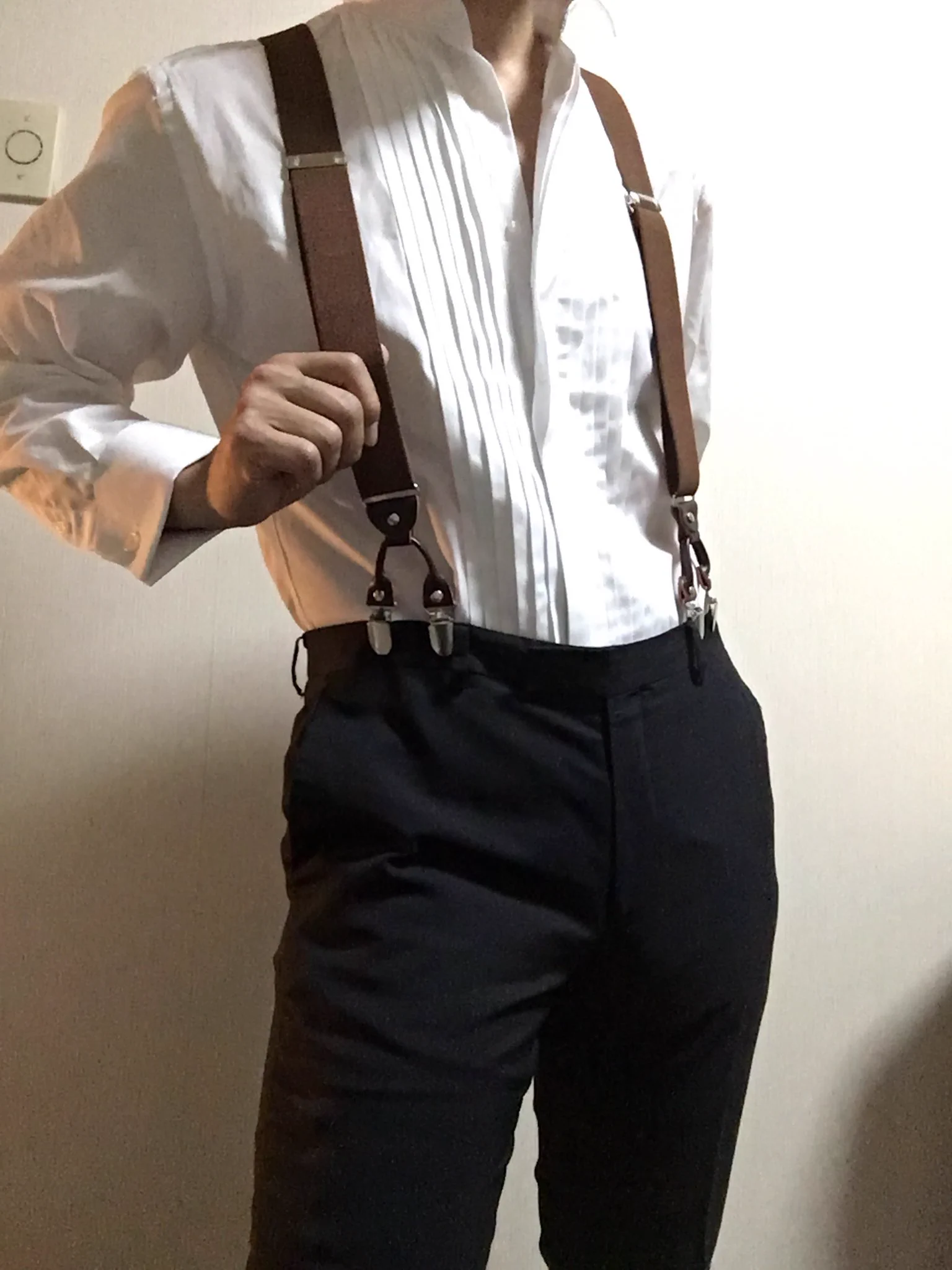 サスペンダーって素敵ｗ大人の男性も試してみてはいかがwww
