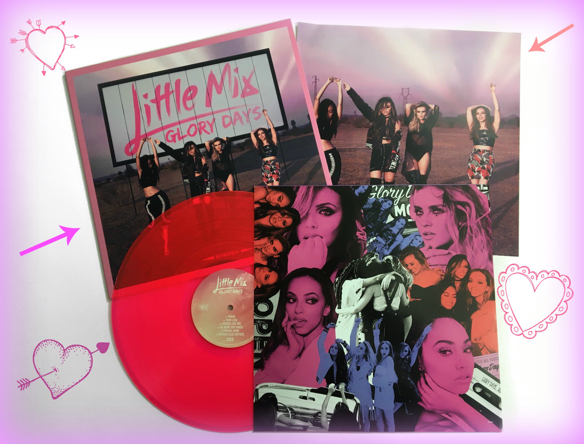 Little Mix on Twitter: "👀 Who themselves a limited edition vinyl of #GloryDays today? Its so 💕🌸📀🎀 We wanna see your pics! 📸 Leigh x https://t.co/cgXkfqP23s" / Twitter