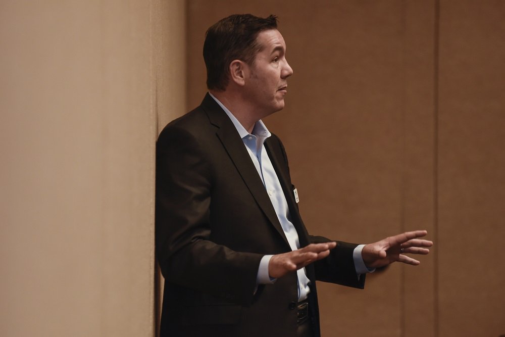 TPxComm's tweet photo. James Maloney, SVP, Sales #TeamTPx #CPExpo https://t.co/EA6QhVj4nI