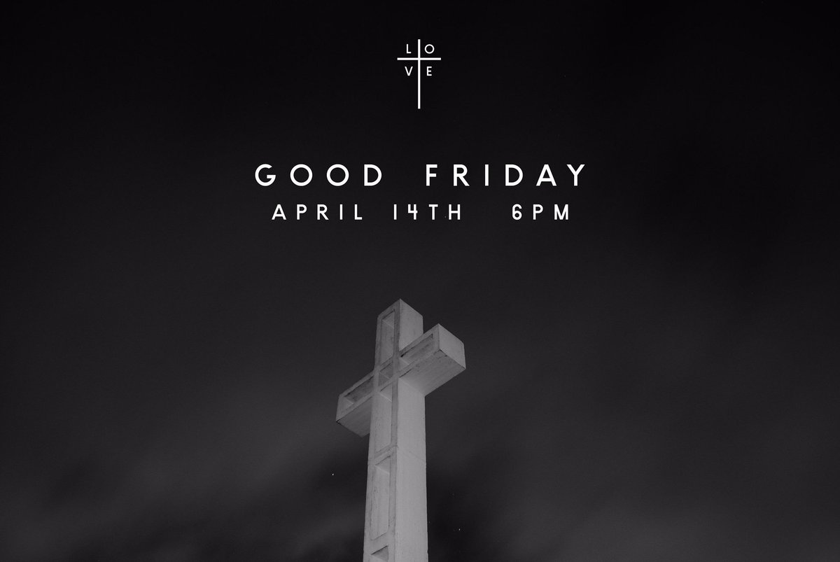 ConnerBaker's tweet photo. Good Friday Service tomorrow at @gomymtc / If you are looking for a service to attend I encourage to come check it out https://t.co/HwbZoiCIp8