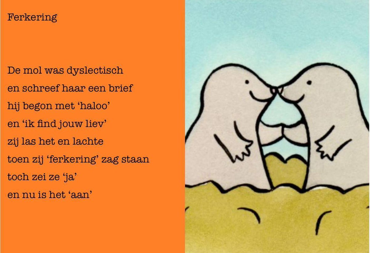 De mol was dyslectisch