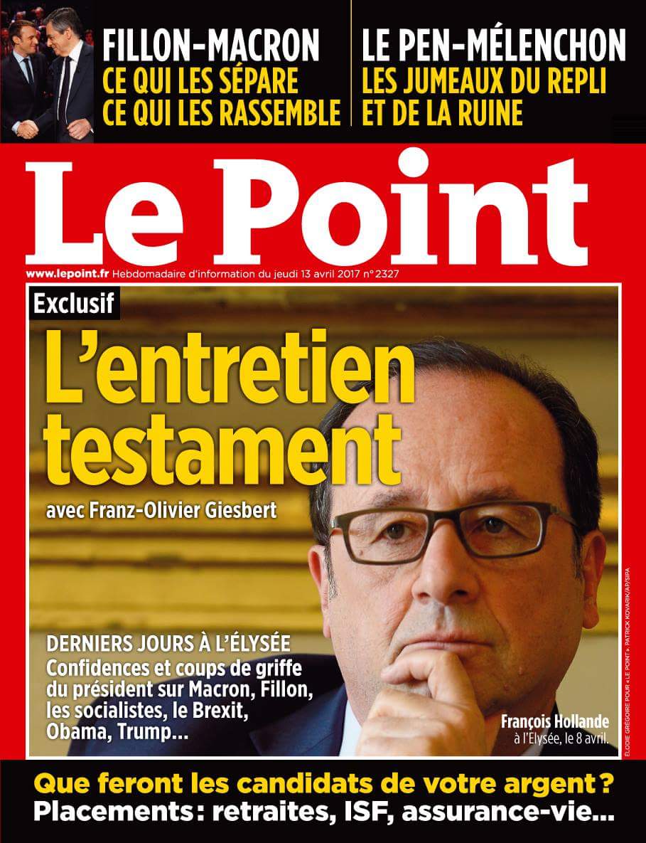 LincisifOff's tweet photo. #DansLesKiosques
- L'entretien-testament de #Hollande
(@LePoint)

- Le palmarès d'une campagne pourrie
(@MarianneleMag)

#Presidentielle2017 https://t.co/ZUgikPoA1S