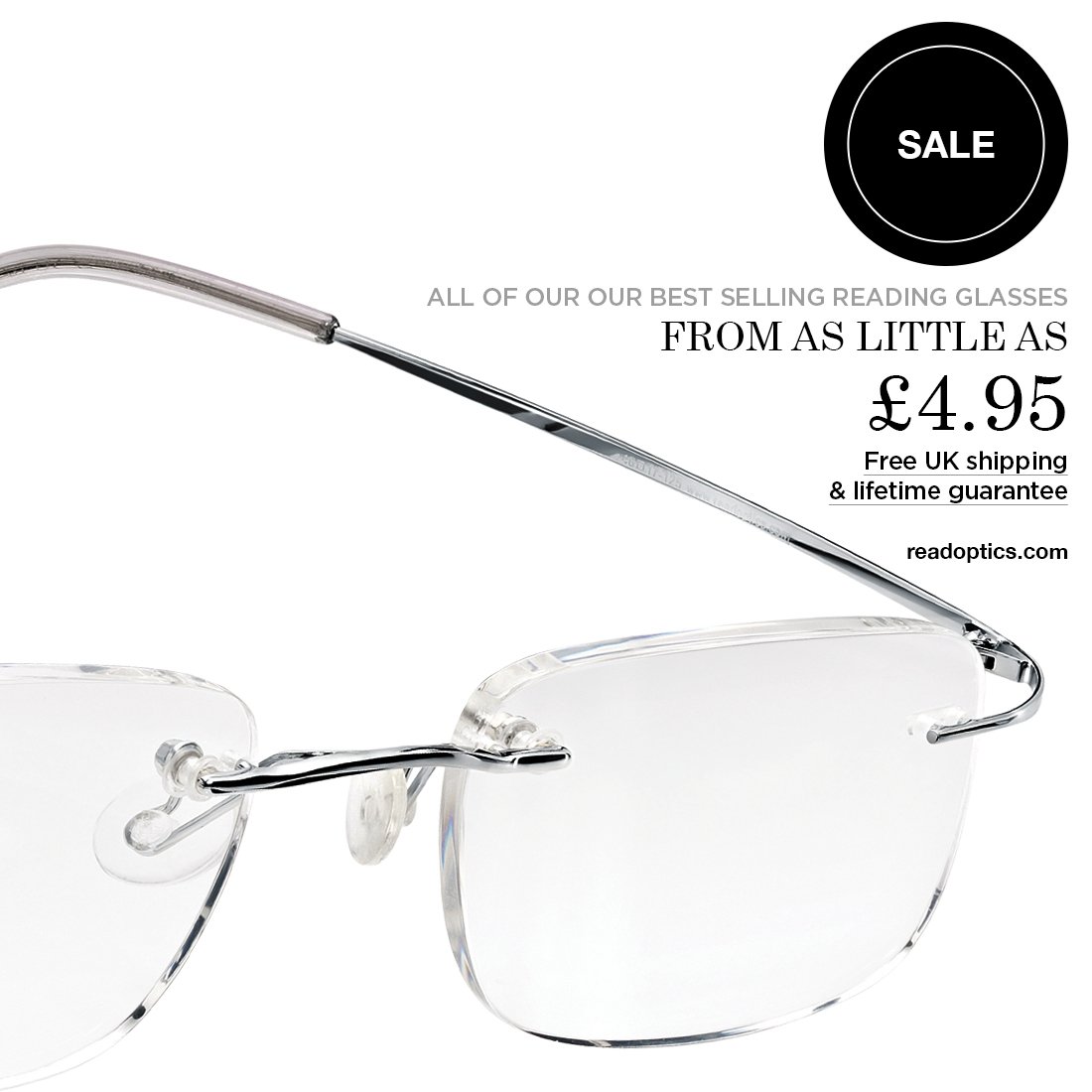 ReadOptics's tweet photo. Spring Sale on all of our Best Selling Reading Glasses!
 👉 https://t.co/NVSjs5u12v 👈
🔘 From £4.95
🔘 FREE UK Shipping
#Readoptics #sale https://t.co/9HeskWTWa9