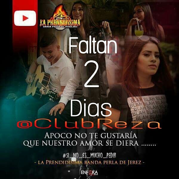 ClubReza's tweet photo. Solo faltan #2Dias para el ESTRENO De
#SiNoEsMuchoPedir Video oficial de @laprendidisima 🔥
#RezaFans❤
#ApoyoClubReza https://t.co/3HNLg2MLzc