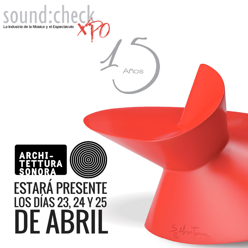 Outbox_DesignMX's tweet photo. No te pierdas la participación de Architettura Sonora dentro de #SoundCheckXpo2017. https://t.co/1jOwB6mLMP