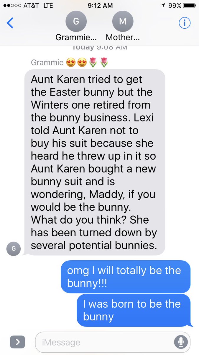 MaddyKSmith's tweet photo. When duty calls. I answer.... 🐰 https://t.co/VdvZNuSRSr