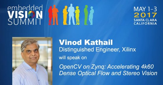 Don't miss the Xilinx presentations <a href="/EmbVisionSummit/">Embedded Vision Summit</a> bit.ly/2mChMO4 #evs17