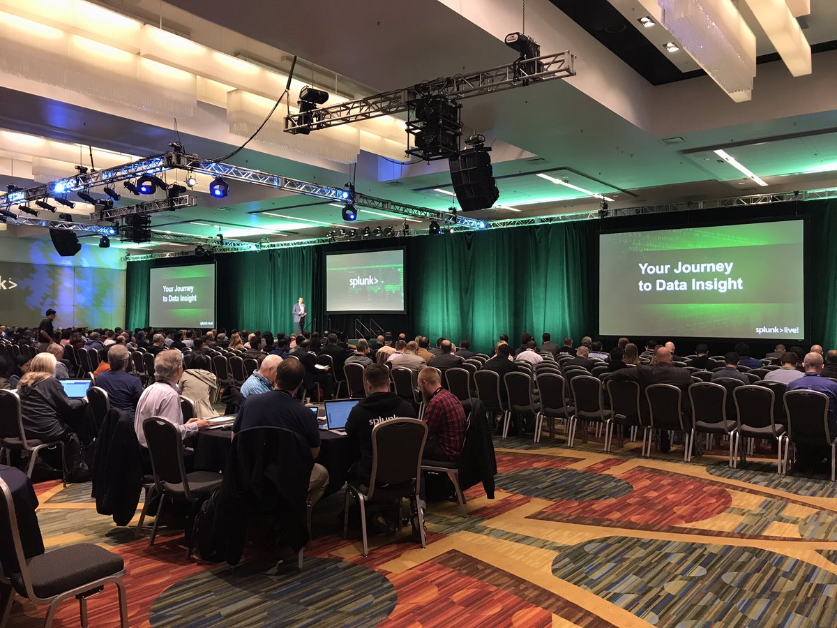 Kicking off #splunklive San Francisco! Join us now in the keynote!