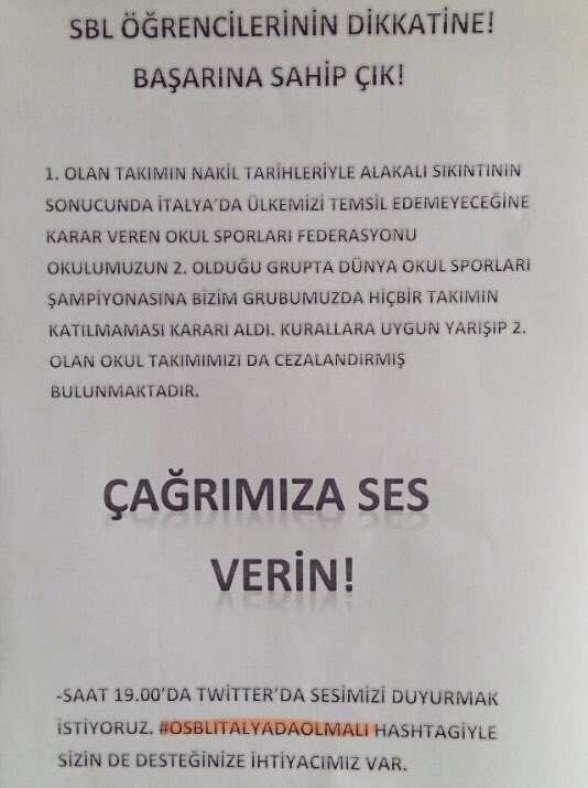 theerbenny's tweet photo. Bir dakikanızı ayırıp bu taga destek olur musunuz? Türkiyeyi temsil etmek isteyen gençler için 🙏🏻👇🏻

#OSBLITALYADAOLMALI https://t.co/MdNXKwquVI