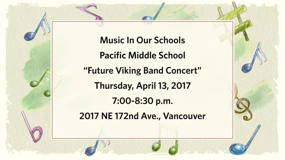 EventsWA's tweet image. New concert added: sch.mp/kElnI - RT @evergreenps Concert tonight at Pacific Middle School!  #EPSmusic