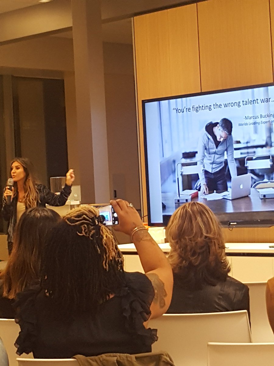 StandOutTMBC's tweet photo. So proud of our very own @MyshelJX for crushing it at @Disrupt_HR last night! #DisruptHRLA #StandOutStrong https://t.co/sBydbI1dbk