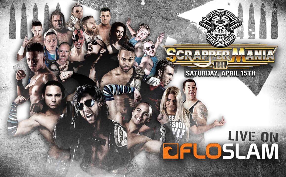 OTT_wrestling's tweet photo. Sold out weeks in advance, watch ScrapperMania LIVE on the FloSlam network. Sign up today to witness HISTORY https://t.co/vAGhyYvXU2 #OTT https://t.co/aBtXsrZOGy