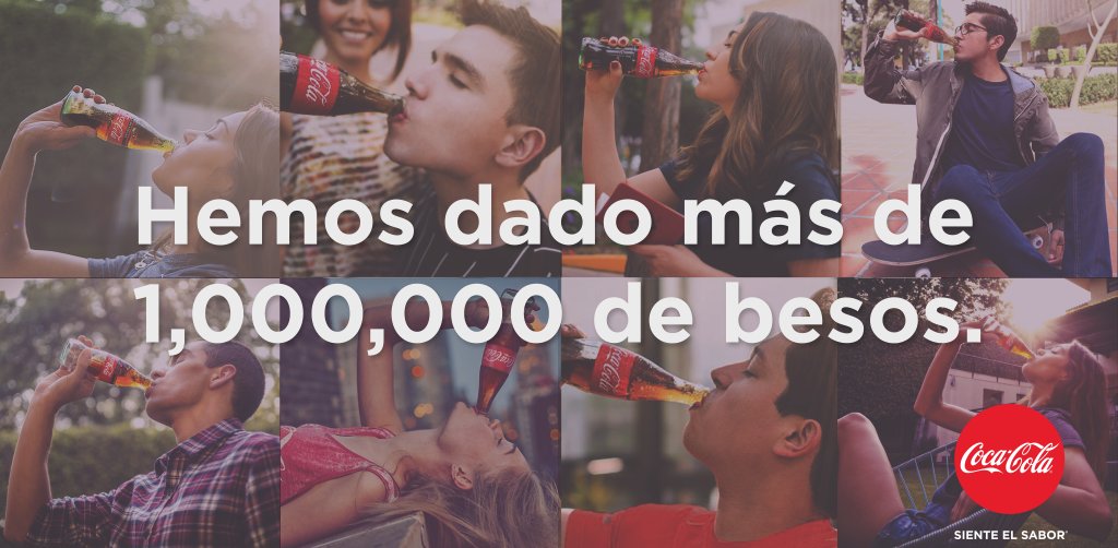 CocaColaMx's tweet photo. Paso 1: Para comenzar a participar da RT al tweet del #DíaDelBeso , tiene esta imágen: https://t.co/aEi3PklGS4