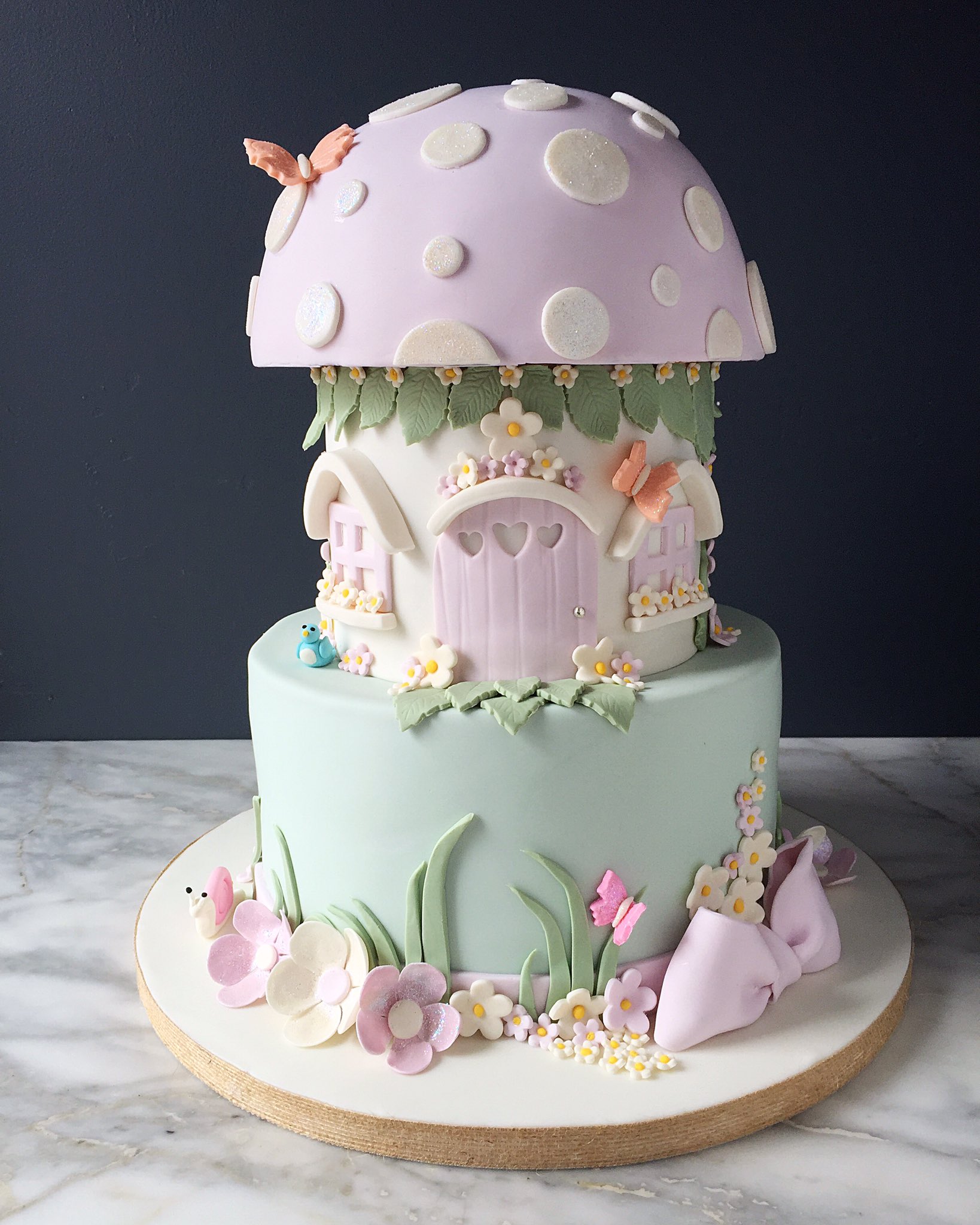 Pip n Bits on Twitter: "Woodland fairy birthday cake #birthday #