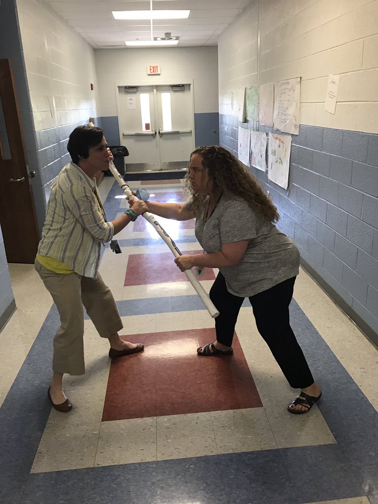 Jennifer_Stille's tweet photo. However... the spirit stick wasn't ours to give and kindergarten put up a fight and STOLE it back. #wcsmile https://t.co/B6JW8zLUMf