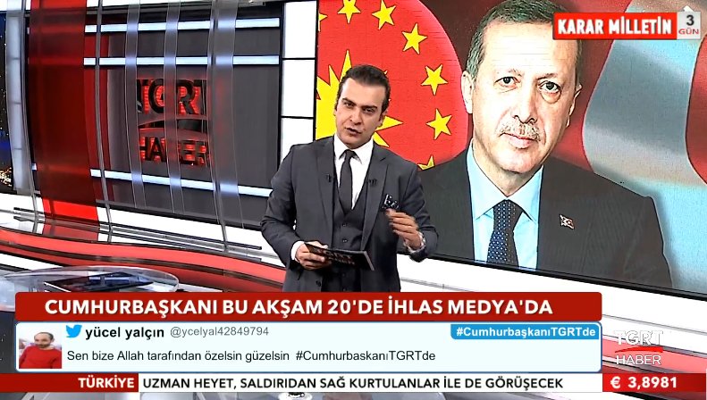 tgrthabertv's tweet photo. Cumhurbaşkanı Erdoğan, Ana Haber'den hemen sonra TGRT'de soruları cevaplayacak.

#CumhurbaşkanıTGRTde etiketiyle mesajlarınızı bekleriz. https://t.co/gaE6vsGHNN