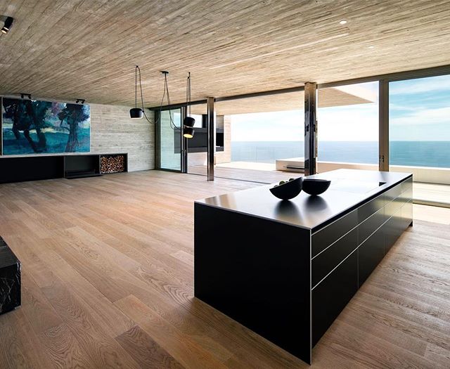 designcommerce's tweet image. What do you think of wood floor wrapping around the walls and ceiling?