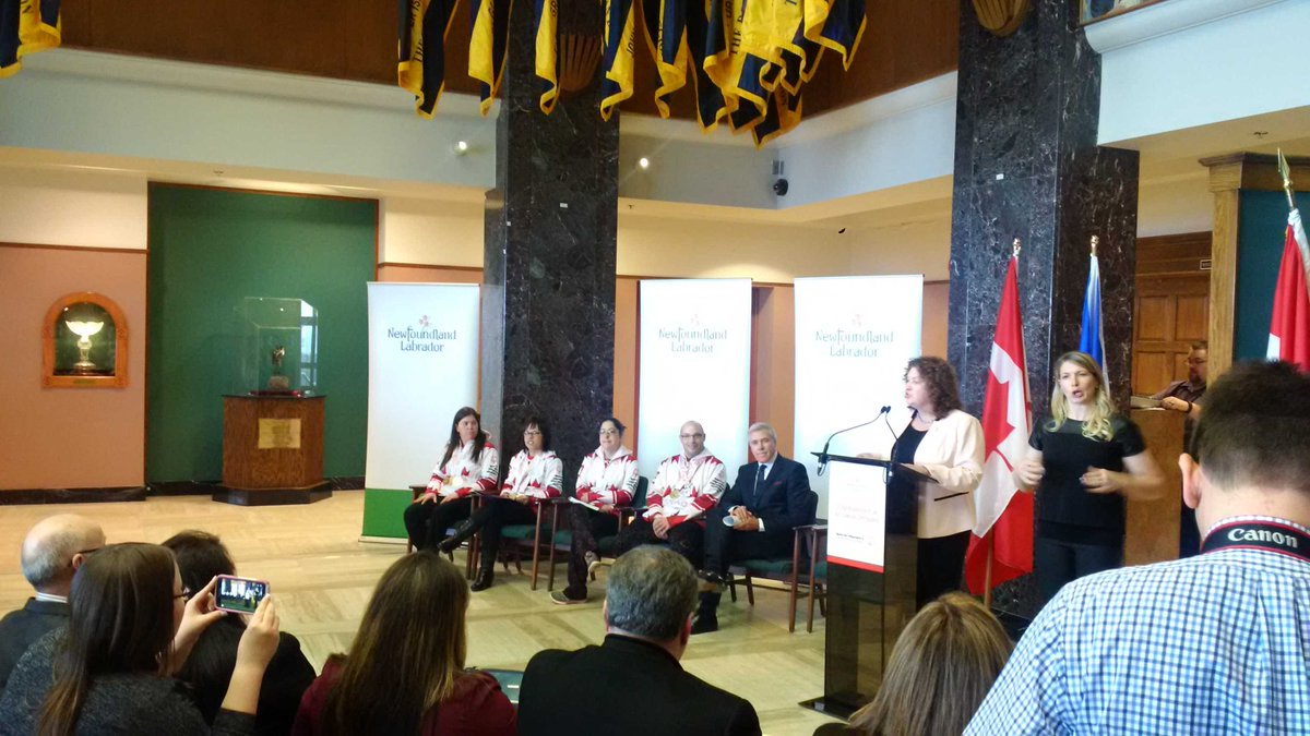 Premier and Minister congratulate 4 medal winners in the Winter Special Olympics from our province.