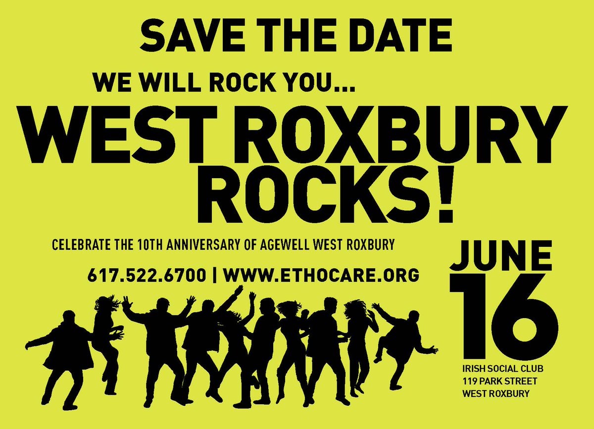 ethocare's tweet image. Seniors are our heroes. Do something good for #OneBostonDay &amp;amp; seniors by supporting West Roxbury Rocks #WWR2017 goo.gl/f7Pna6