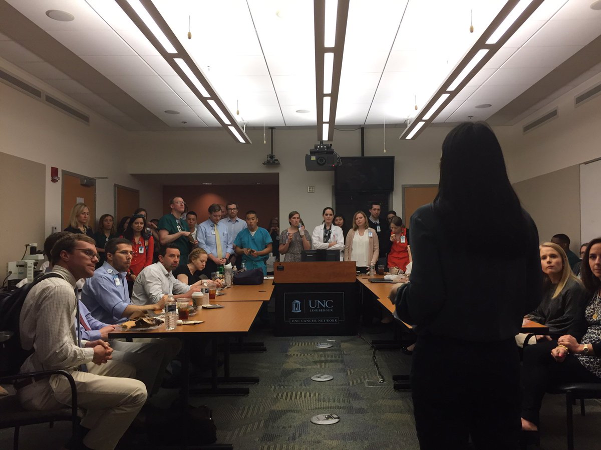 UNCDOP's tweet photo. Celebrating the completion of our 4th year @UNCPharmacy PharmDs with year end luncheon.  Honoring them and our preceptors.  #UNCRx https://t.co/TgE2qPp57t