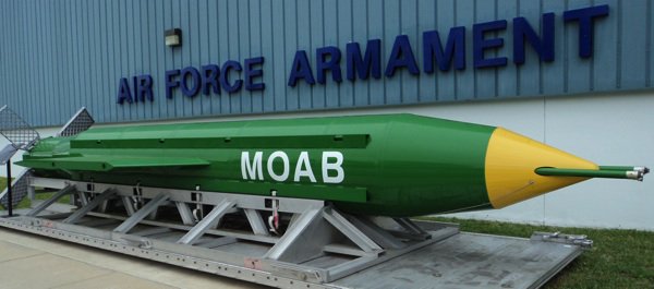 MOAB :  أقوى سلاح غير نووي يُستخدم إلى اليوم C9TqO54XsAEg1Tc
