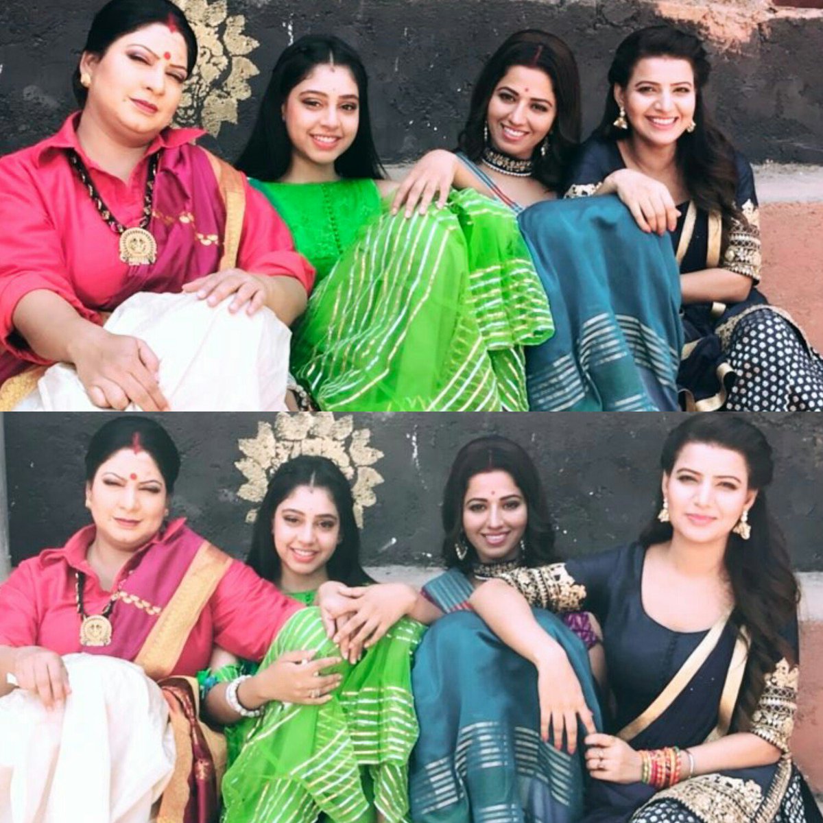 dimplev02012761's tweet photo. @niti_taylor @Sareeka_D @reedhee #zahidamam all ghulaam beautiful girls ππ together #offscrene #onthesetπ₯π¬ #funtime #igstory #sareekaigstory https://t.co/nn8JpLQRSw