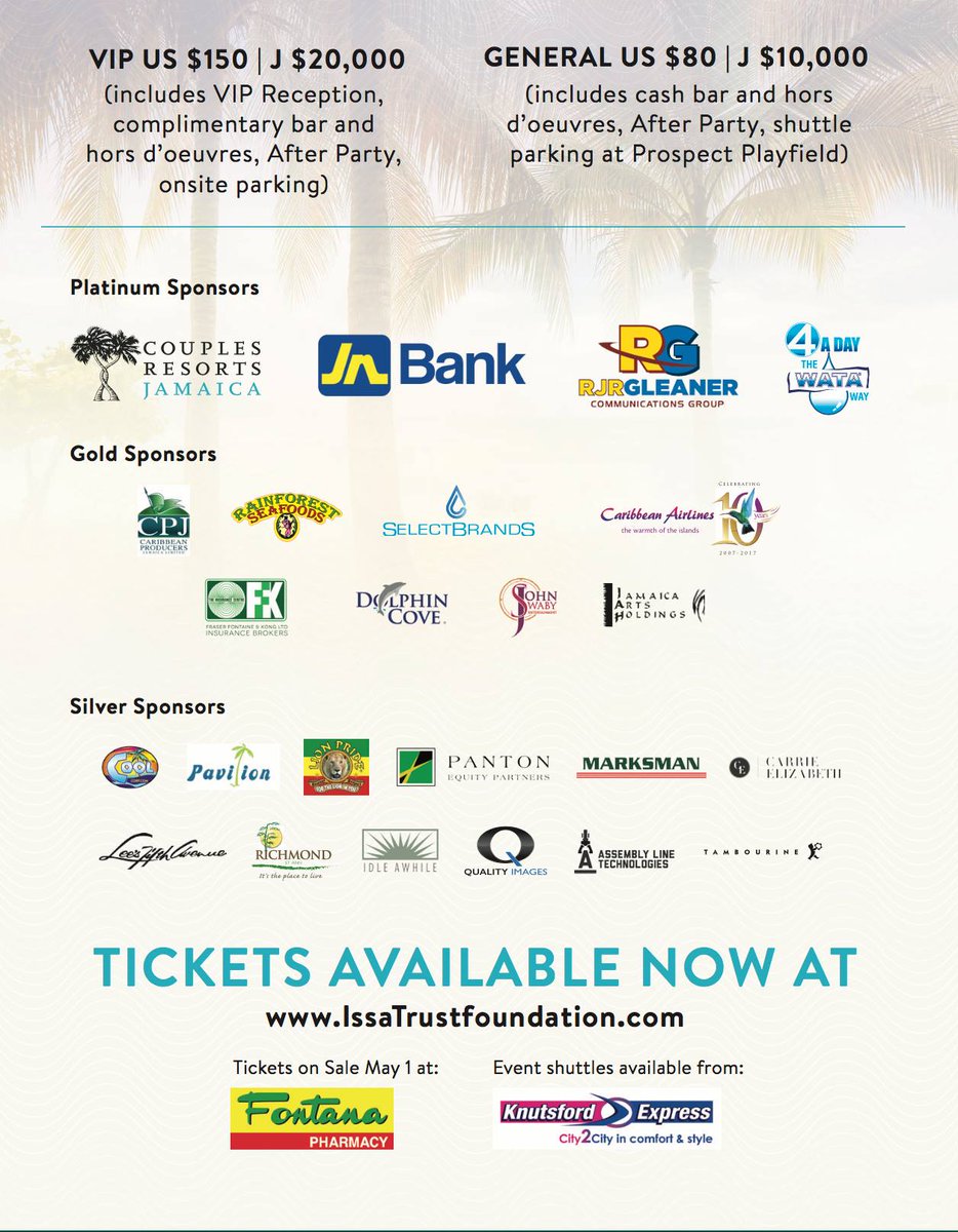 Issa Trust On Twitter Air Supply Concert Complimentary Tickets With A 4 Night Stay Ocho Rios On June 24 2017 Call 1 800 Couples To Book Forthechildrenja Https T Co Pnz4fed6vz