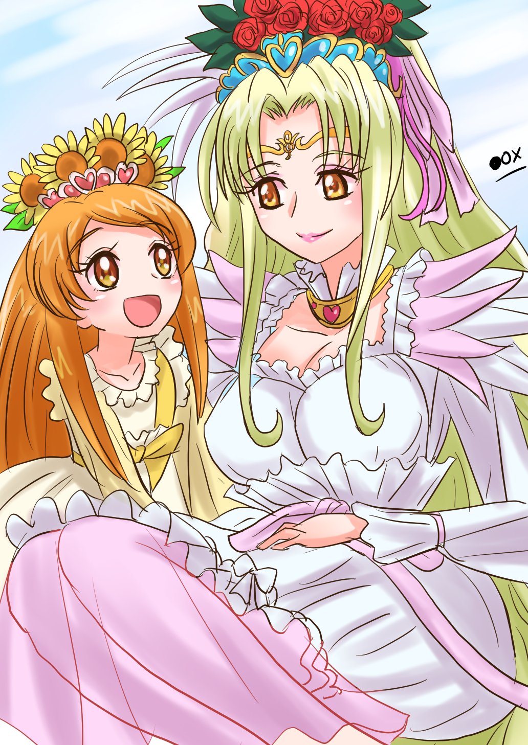X アフロディテさまとアコ姫ｖ ｰ 遅刻参加つーどろ プリキュア版深夜の真剣お絵描き60分一本勝負 T Co 7r9vjlhmwu Twitter