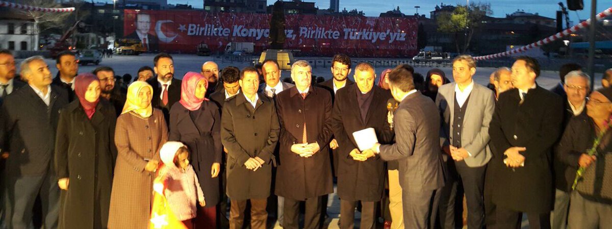 Cumhurbaşkanımız Sayın @RT_Erdogan'ın katılımıyla yarın gerçekleşecek olan Büyük Konya Mitingi'ne tüm vatandaşlarımızı davet ediyoruz.