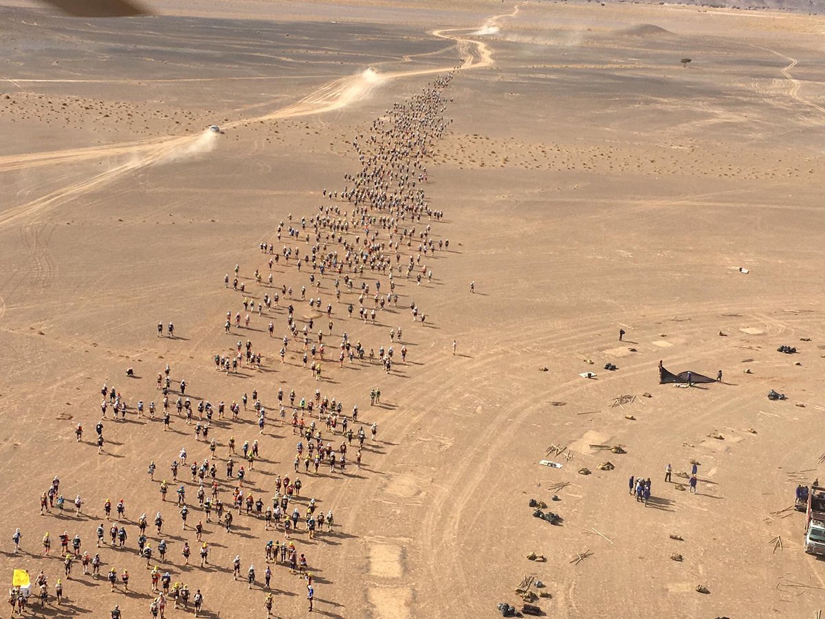 Tomorrow is a brand new day and the last official day of <a href="/marathonDsables/">MARATHON DES SABLES</a> with 42.2 kms of endless sand dunes to cover. #mds2017